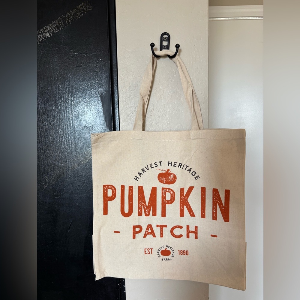(Pumpkin Patch) Canvas Tote Bag - Picture 2 of 6